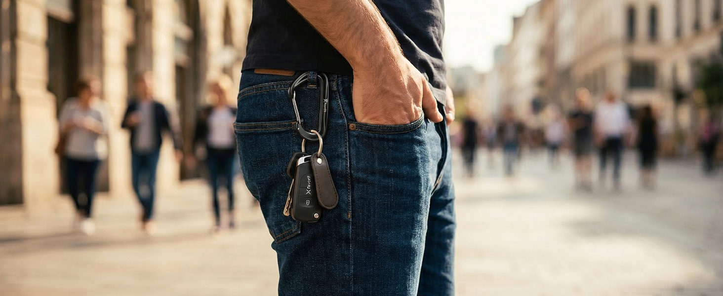 Premium everyday carry. Sleek design makes it the ultimate heavy-duty keychain.