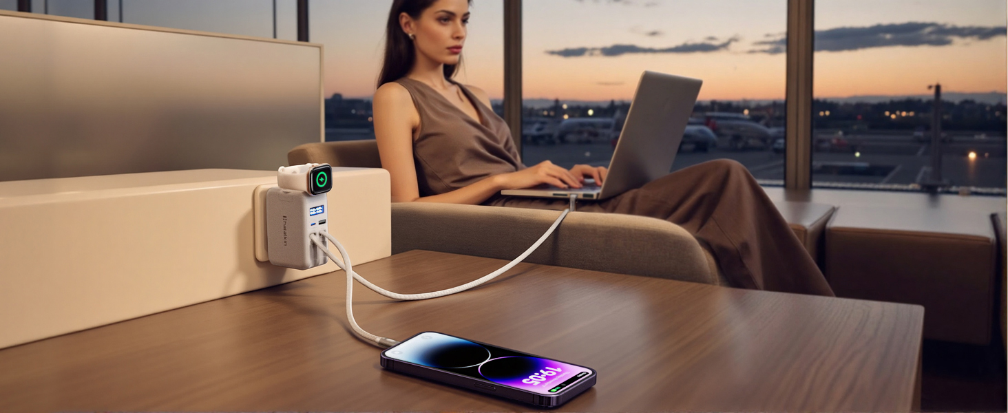 One charger that solves your charging troubles.
