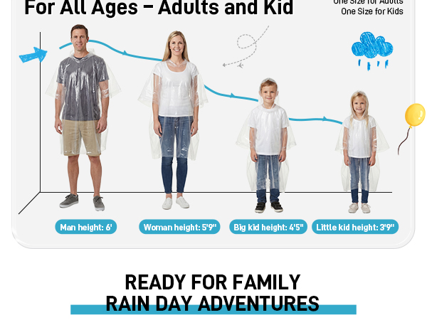 panchos rain family pack