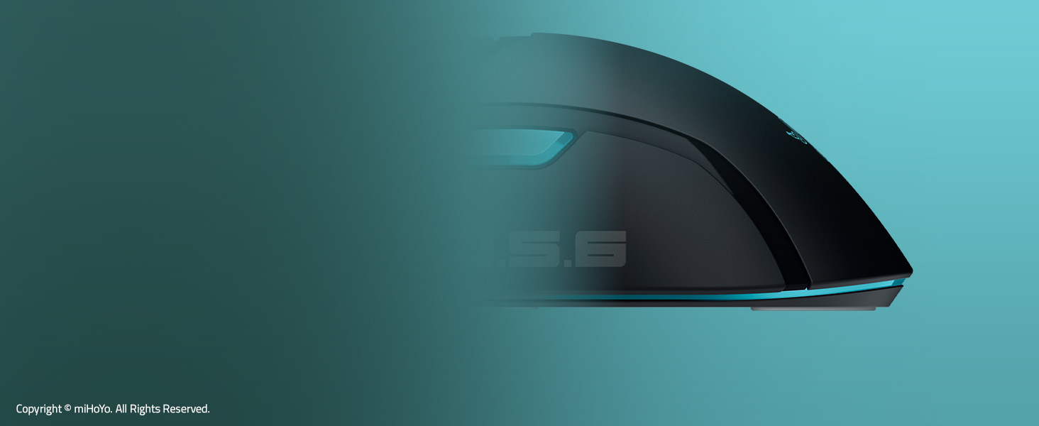 Comfortable to hold and caters to most grip styles, allowing for fast, precise control