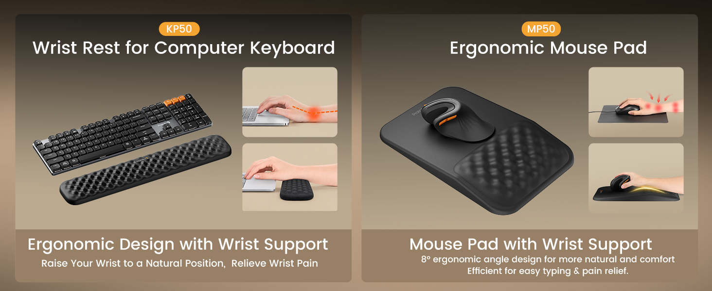 ergonomic mouse pad