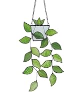 Stained Glass,Stained Glass Window Hanging,Plant Stained Glass Window Hanging Sun Catchers,Vivid ...