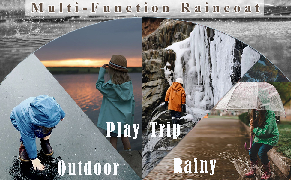 Raincoat for toddler girl boy