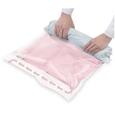 TAILI Travel Compression Bags 10 Pack, Roll Up Space Saver Bags (5 Large, 5 Medium), No Vacuum Ne...