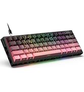 LAMA 60% Mechanical Gaming Keyboard, Full-Key Hot-Swap DIY Custom Keyboard, 16 RGB Backlight Mode...
