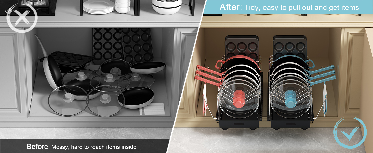 pots and pans organizer under cabinet pot organizer inside cabinet pot and pan organizer for cabinet