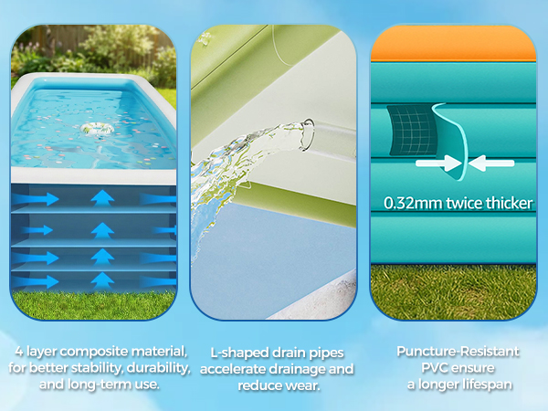 inflatable swimming pool