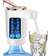 Cozycharm Water Jug Pump for 5 Gallon Bottle – Portable Electric USB-C Charging Dispenser, Dual P...