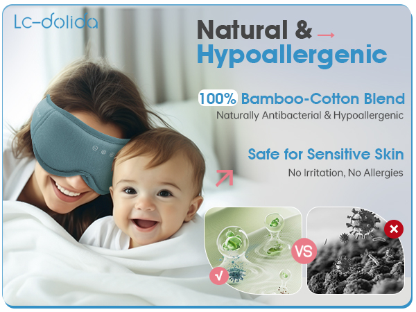 Bamboo cotton sleep mask