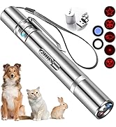 Cyahvtl Laser Pointer, Cat Toys for Indoor Cats, Kitten Dog Laser Pen Toy, Red Dot LED Light Poin...