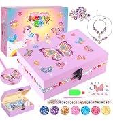 PinkSheep Arts and Crafts for Girls 6-12,Butterfly Jewelry Box for Girls,DIY Treasure Keepsake Bo...