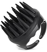 Hair Shampoo Brush with Extra Long Silicone Bristles, Scalp Brush Scalp Massager for Dandruff Rem...
