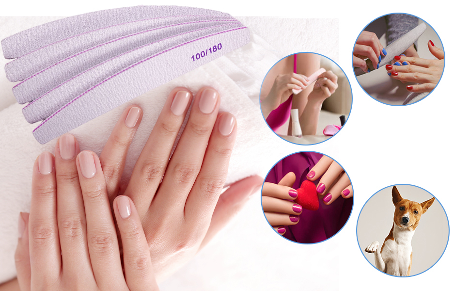 high quality Nail Files half moon with wide application