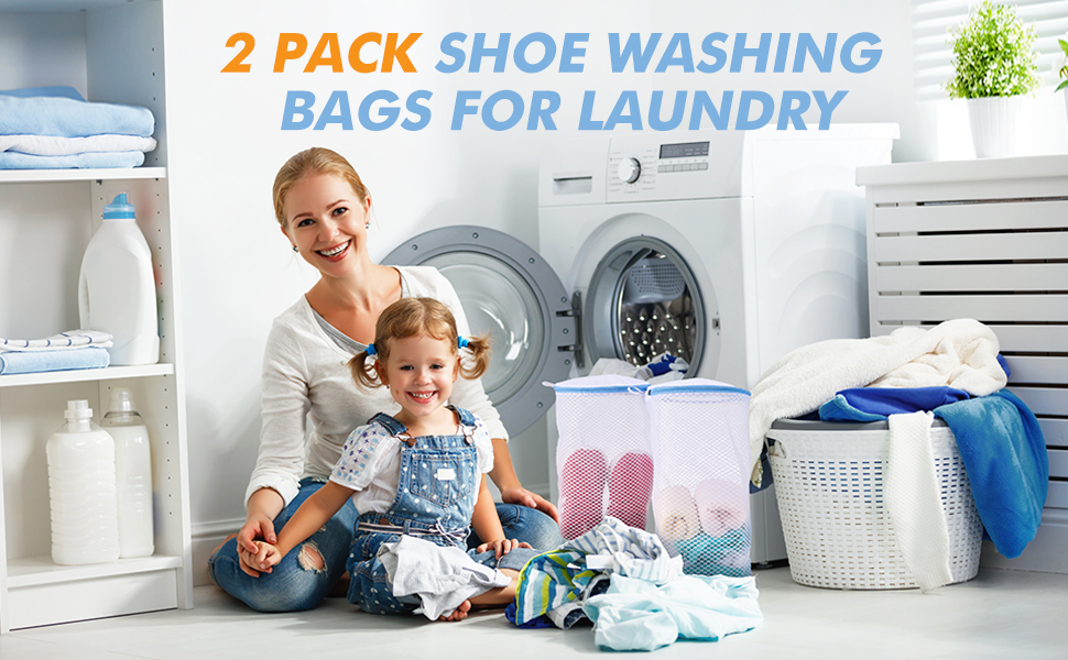 shoe washing bag