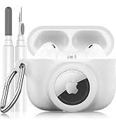 LDSXAY 2 in 1 Silicone Case Compatible with AirPods Pro 3 and AirTag, Shockproof Protective Case ...