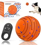 VOXGET Interactive Dog Toys Ball for Small Large Dogs - Remote Control Smart Ball for Chewers