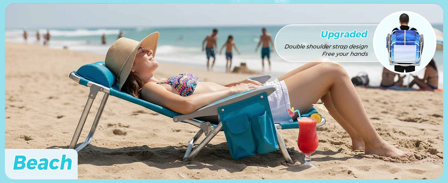 WEJOY Folding Beach Chair for Adults