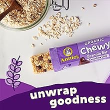 Made with whole grain, our Organic Chewy Granola bars are sweet and tasty on the go treats