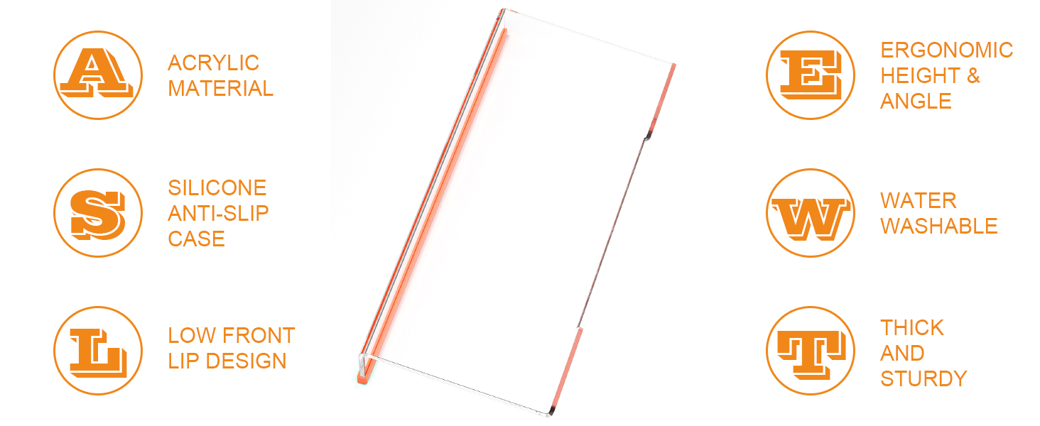 clear acrylic keyboard platform