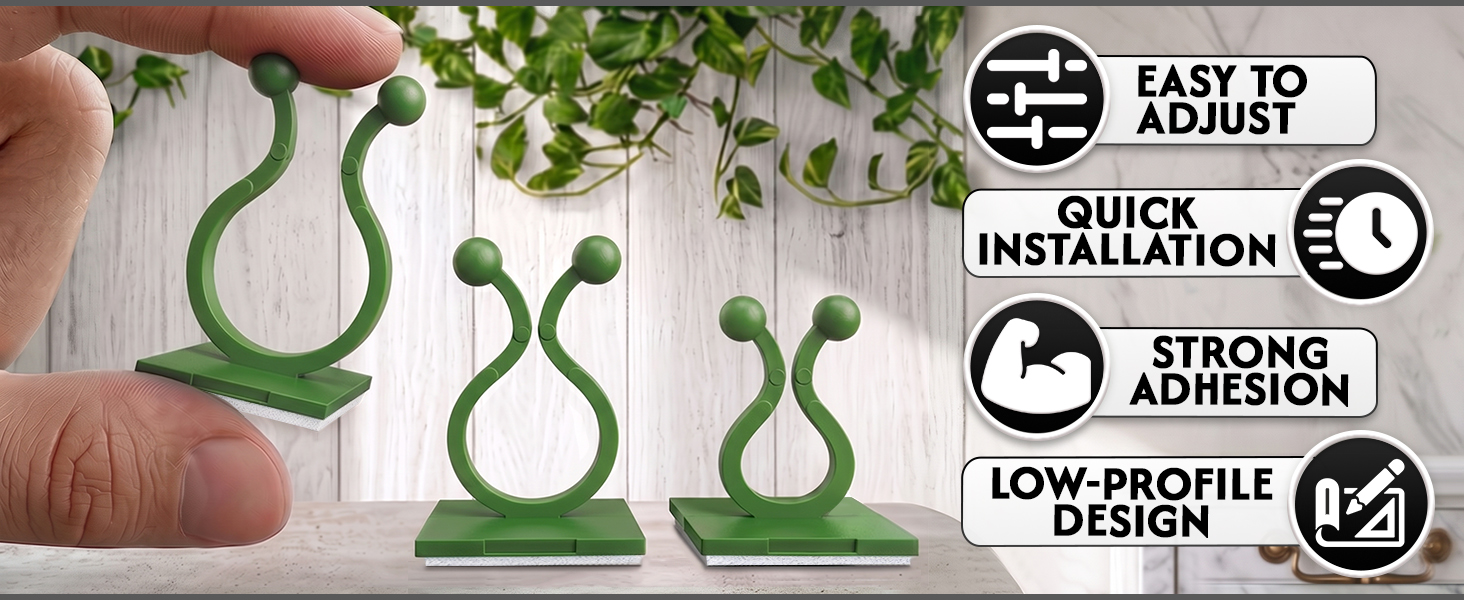 wall plant holder plant hook plant pins plant wall mount plant training clips tree clips vine guides