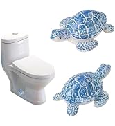 WADORN 2Pcs Turtle Toilet Bolt Covers Decorative, Sea Turtle Toilet Screw Cover Cap Cute Caps for...