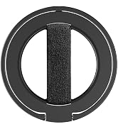 EWA MagOne Ultra Phone Grip Stand with Replaceable Elastic Finger Loop, Removable Magnetic Ring H...
