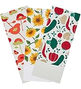 Kitchen Dish Towels Sets of 3, Home Pantry Decorative Coffee Tea Towels for New Home, Cute Dish T...