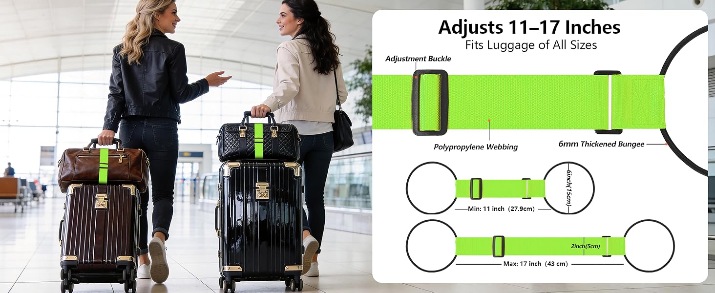 Luggage Connector Straps for Suitcases