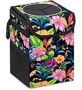 GVGHIDZ Car Trash Can - with Lid and Storage Pockets Water-Resistant Coating, No Installation Req...