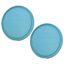 Pyrex 7402-PC 7-Cup Turquoise Side View
