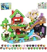 SSAWER Magnetic Blocks, 208PCS Magnetic Building Blocks, Stacking Magnets for Kids, Sensory Toy f...