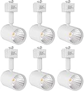 mirrea LED Track Lighting Heads Compatible with Single Circuit J Type Track Lighting Rail Ceiling...