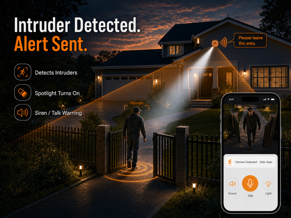 Solar Powered Security Camera