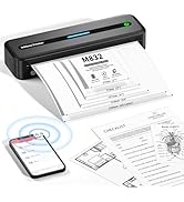 Itari M832 Portable Printer Wireless for Travel - 300dpi Bluetooth Printer for Android and iOS Ph...