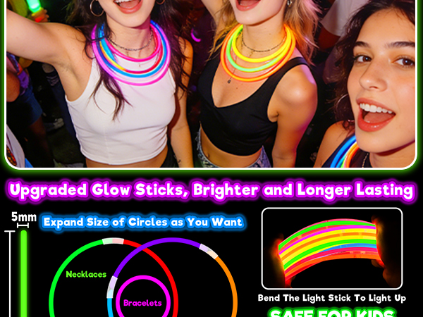 The usage method of the fluorescent sticks