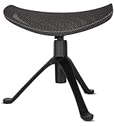 Lilithye Footrest for Desk Adjustable Height 2-in-1 Function Rotatable Ergonomic Under Desk Footr...