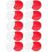 Vending Machine Capsules, 50pcs Empty Refillable Plastic Round Capsules Gumball Machine Capsules ...