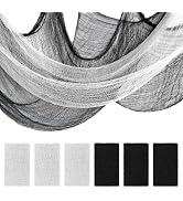 ZeeDix 6 Pack Halloween Creepy Cloth 30 × 75 Inch - Halloween Cheesecloth Decoration Spooky Scary...