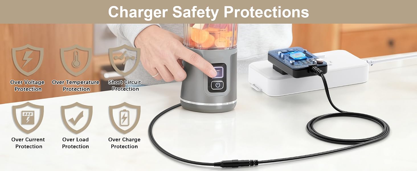 for Ninja Portable Blender Charger Compatible With Ninja Blast Max BC251 Portable Blender