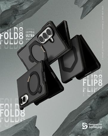 UAG Rugged Heavy Duty Shockproof Cases for Samsung Galaxy Fold8, Fold8 Ultra and Flip8