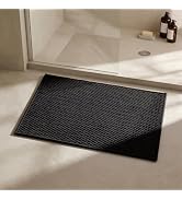 Triohero Bathroom Rugs Non Slip Washable, Super Absorbent Thin Bath Mat Small Quick Dry Low Pile ...