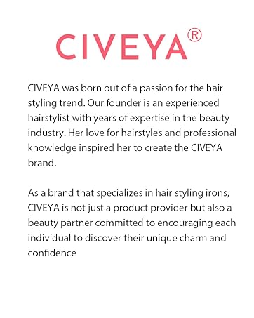 CIVEYA Mini Hair Crimper for Short Hair