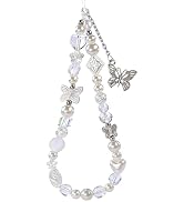 Beaded Camera Wrist Strap Cute Pearl Digital Camera Charm Lanyard