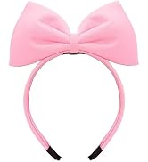 SelHeng Pink Halloween Bow Headband Bowknot Hair Hoops Bands Headpiece Hairband Women Christmas B...