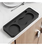 Espresso Tamping Mat, Espresso Tamper Mat, Coffee Tamper Mat for Countertop, Non-Slip Heat Resist...