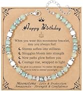 JoycuFF ???????????????? ?????????? ?????? ?????????? ite Moonstone Bracelet, Happy Birthda...