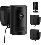 No Drill Wall Mount for Ring Outdoor Cam Plus, Adhesive Indoor Camera Mount with Strong Tape and ...