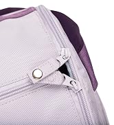 Kendall Country Convertible Garment Duffel Heather Purple - Snap button locking zipper