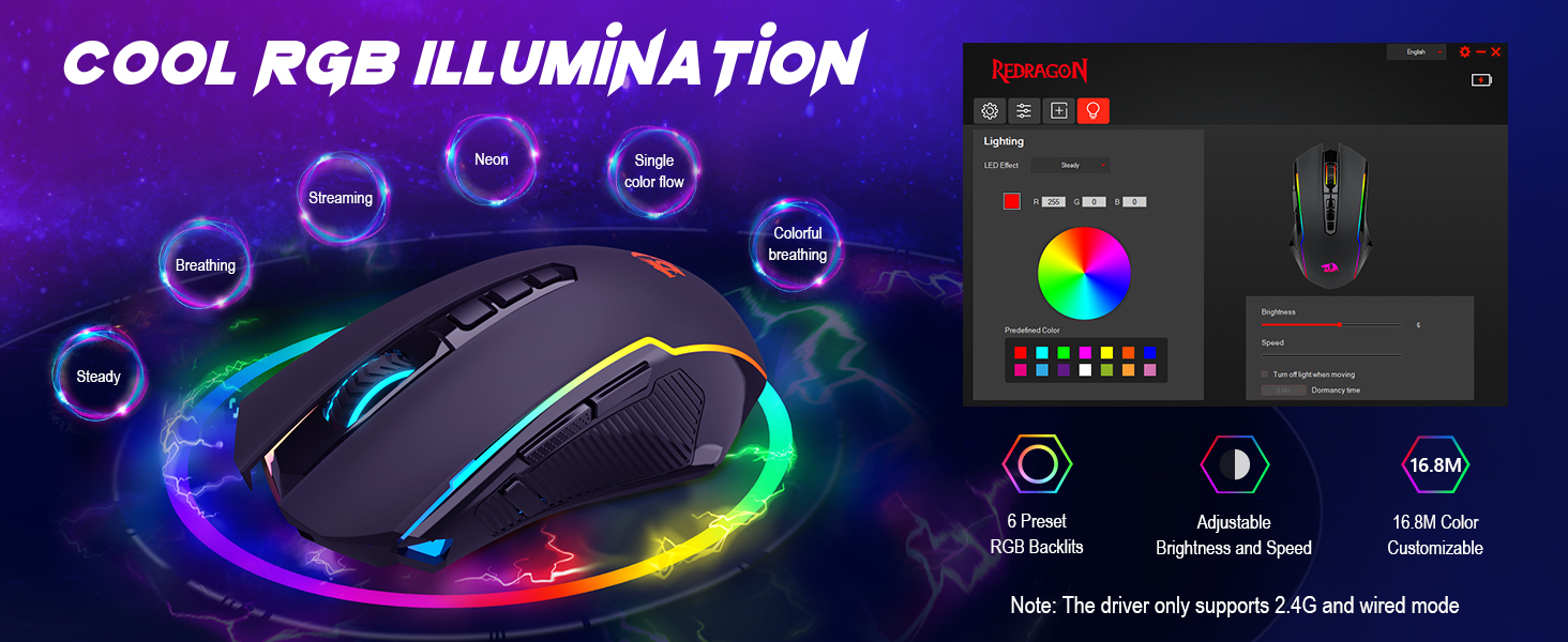 M914P RGB gaming mouse