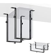 PUTORSEN Under Desk PC Mount for Mid/Mini-Tower Cases - Vertical/Horizontal CPU Holder up to 77 l...